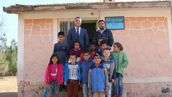 İlçe Milli Eğitim Müdürümüz Cihan BİRCAN Köy okullarımızdan Aşağı Ataklar ilkokulunu ziyaret etti.