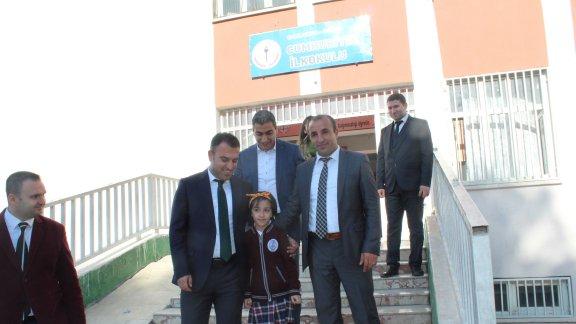 İlçe Milli Eğitim Müdürümüz Cihan BİRCAN Cumhuriyet İlkokulunu Ziyaret etti