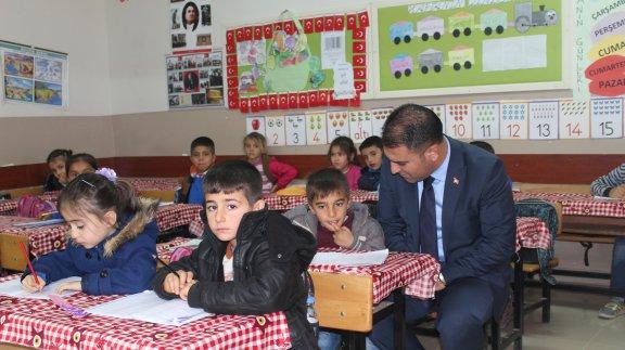 İlçe Milli Eğitim Müdürümüz Cihan Bircan Bostancılar İlkokulunu  Ziyaret etti