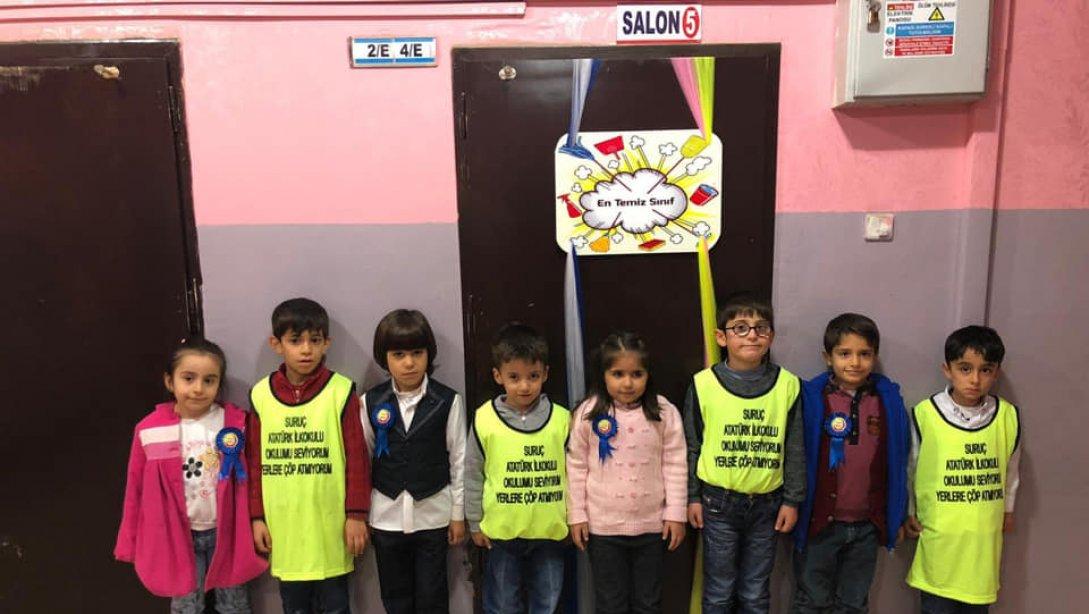 Atatürk ilkokulu temizlik kulübünün çalışmaları