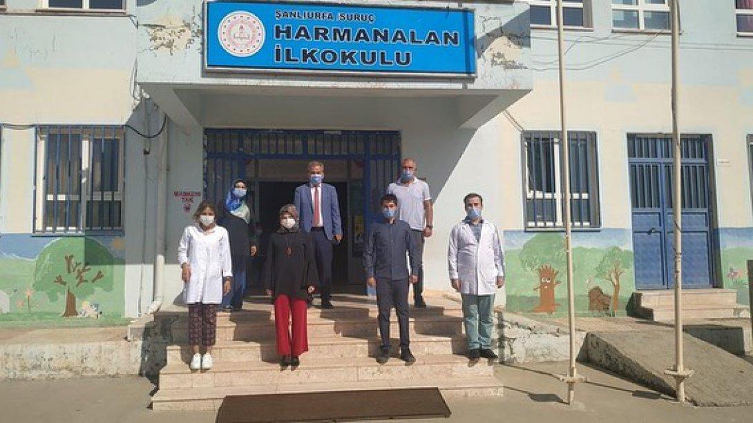 İlçe Milli Eğitim Müdürümüz Sayın Mehmet Han ÖZDEMİR, merkez ve köy okullarımızı ziyaret ederetti.