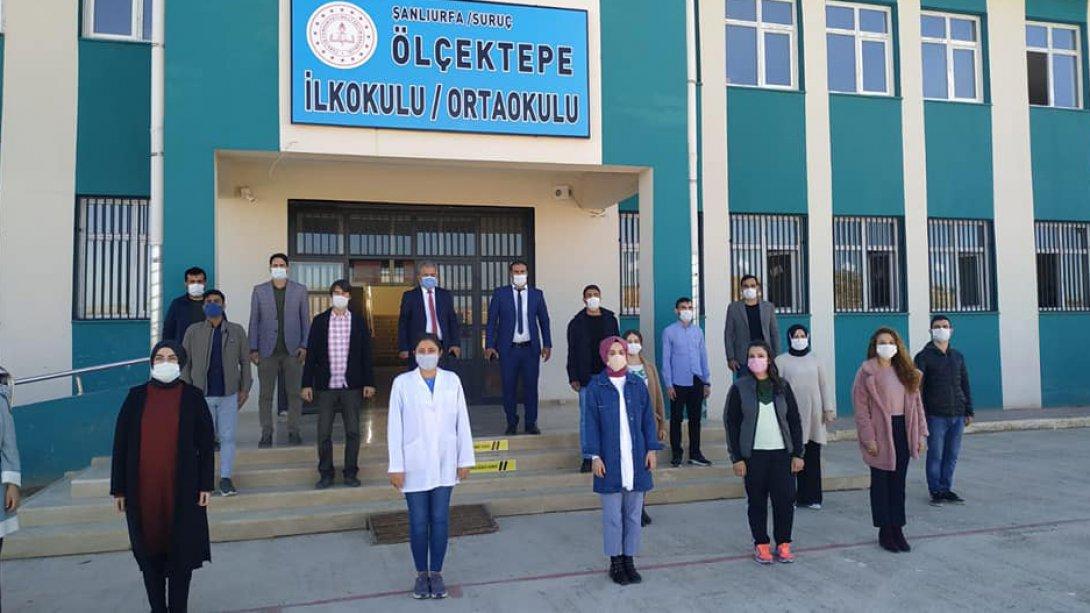 İlçe Milli Eğitim Müdürümüz Sayın Mehmet Han ÖZDEMİR okul ziyaretlerine devam ediyor.