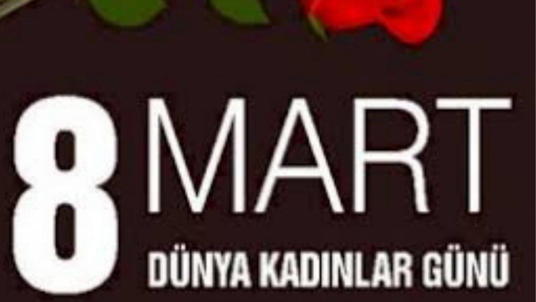 İlçe Milli Eğitim Müdürümüz Mehmet Han ÖZDEMİR'in 8 Mart Dünya Kadınlar Günü mesajı