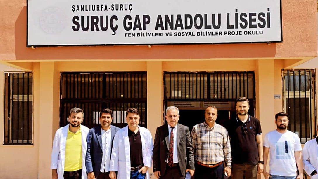 Başarı İzleme Ve geliştirme projesi (Bigep) kapsamında Suruç GAP Anadolu  lisesi ziyaret edildi.